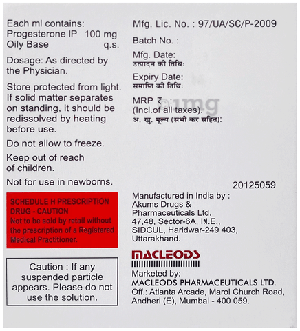 Macgest 100 Injection image Macgest 100 Injection image