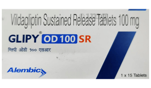 Glipy OD 100mg Tablet SR image