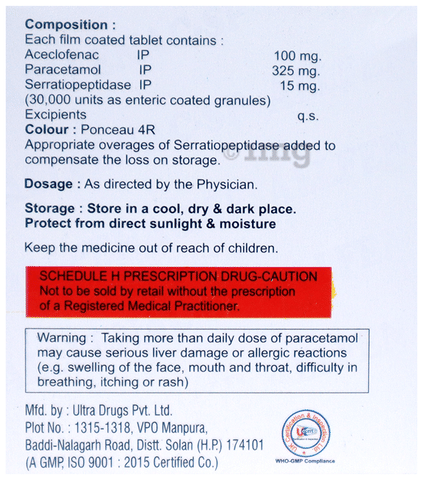 Allfenac-SP Tablet image