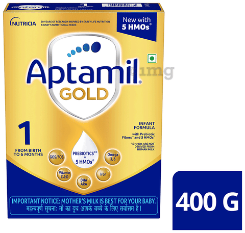 Aptamil Gold Stage Infant Formula with Prebiotic Powder for