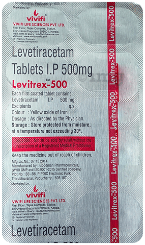 Levitrex 500 Tablet image