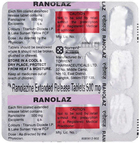 Ranolaz Tablet ER image