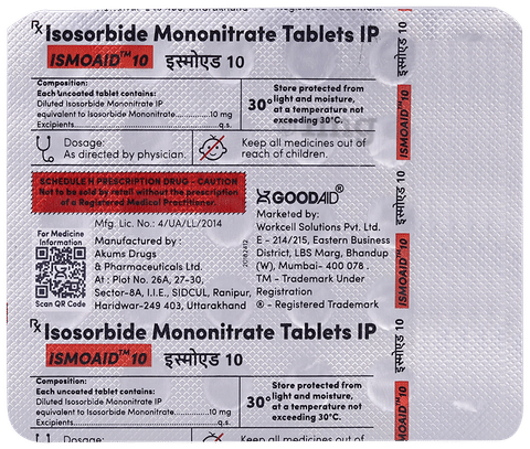 Ismoaid 10 Tablet image