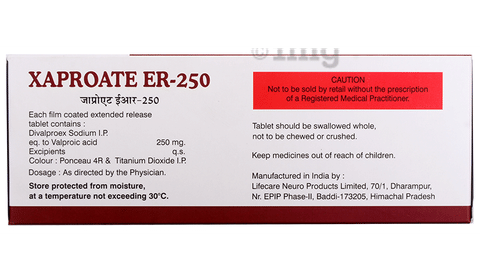 Xaproate ER 250 Tablet image