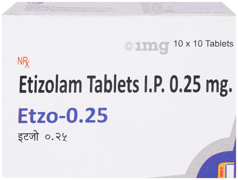 Etzo 0.25mg Tablet image Etzo 0.25mg Tablet image