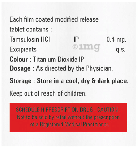 Tamsuvil 0.4mg Tablet MR image