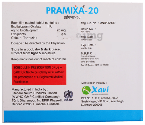 Pramixa 20 Tablet image