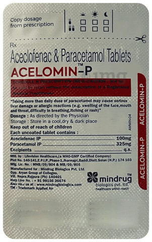 Acelomin-P Tablet image