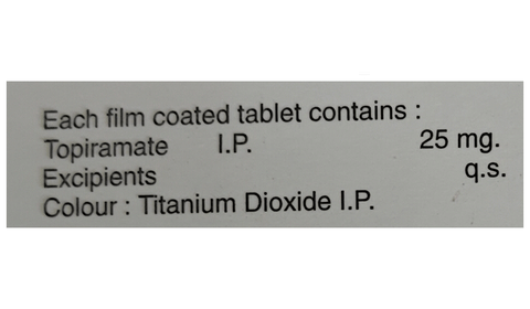 Topiramax 25 Tablet image Topiramax 25 Tablet image