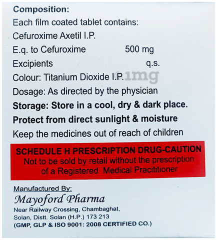 Classcef 500mg Tablet image