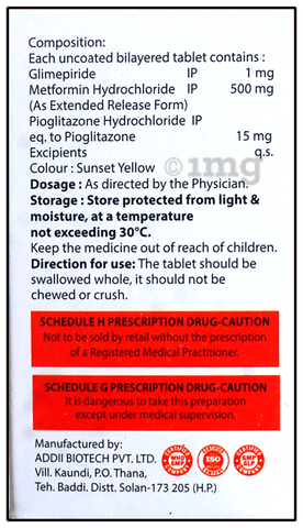 Skygomet-PG1 Tablet ER
