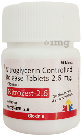 Nitrozest 2.6 Tablet CR image Nitrozest 2.6 Tablet CR image