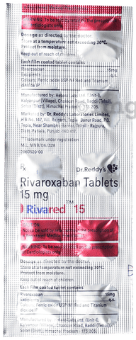 RIVAred 15mg Tablet image