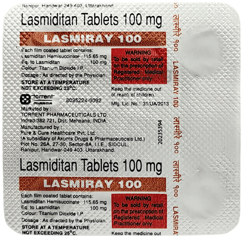 Lasmiray 100 Tablet image