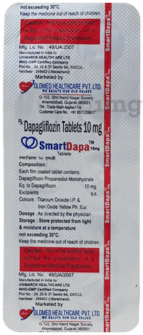 Smartdapa 10mg Tablet image