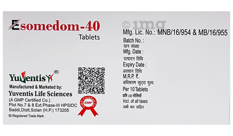Esomedom 40 Tablet image
