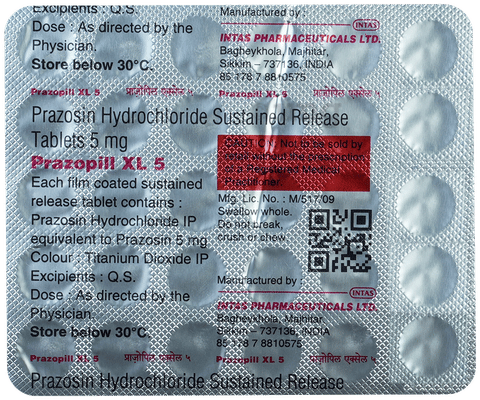 Prazopill XL 5 Tablet image Prazopill XL 5 Tablet image