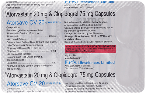 Atorsave CV 20 Capsule image