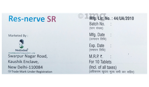 Res-nerve SR Tablet image Res-nerve SR Tablet image