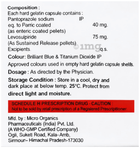 Pantolevo Capsule SR image Pantolevo Capsule SR image
