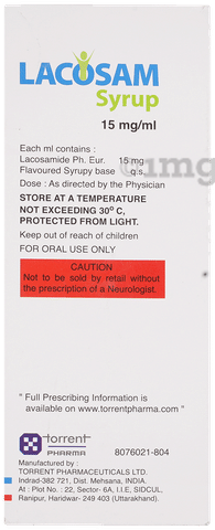 Lacosam 15mg Syrup image Lacosam 15mg Syrup image
