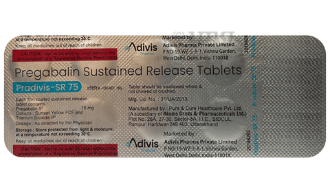 Pradivis-SR 75 Tablet image