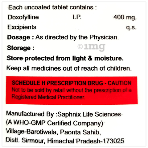 Doxowig 400 Tablet image