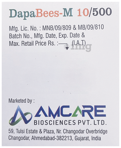 Dapabees-M 10/500 Tablet ER image Dapabees-M 10/500 Tablet ER image
