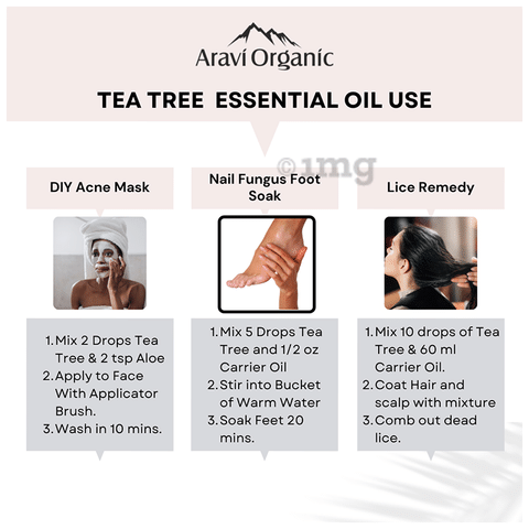 Buy Aravi Organic Tea Tree Essential Oil 100% Pure Oil for Skin