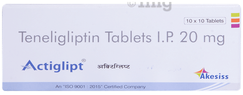 Actiglipt 20mg Tablet image