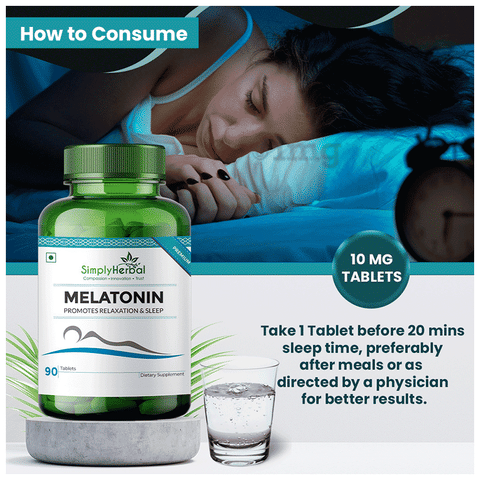 Simply Herbal Melatonin Tablet image