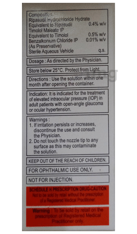 Ripatec T Eye Drop image