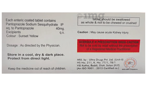 Panac 40 Tablet image