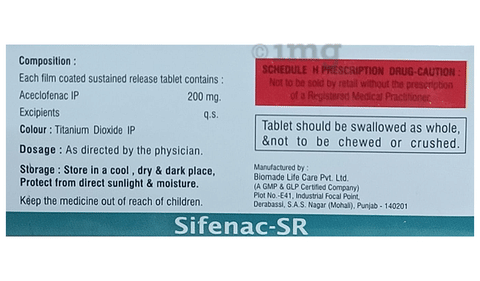 Sifenac-SR Tablet image Sifenac-SR Tablet image