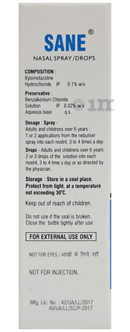 Sane Nasal Drops image