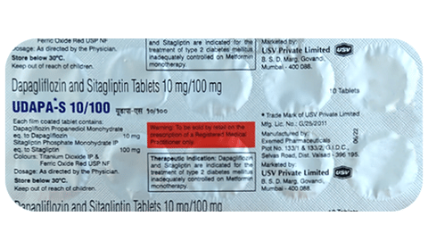 Udapa-S 10/100 Tablet image Udapa-S 10/100 Tablet image
