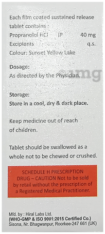 Cipnol-SR 40 Tablet image Cipnol-SR 40 Tablet image