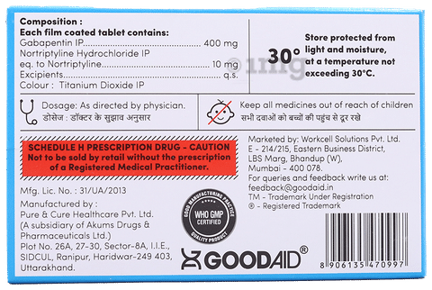 Gabtriptylineaid Tablet