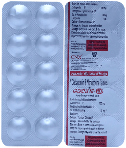 Gabacnx NT 100 Tablet