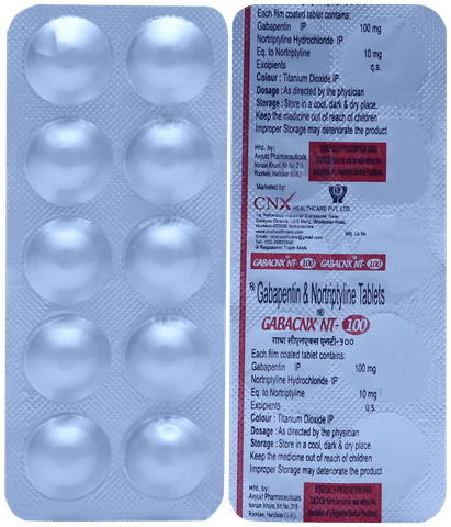 Gabacnx NT 100 Tablet image Gabacnx NT 100 Tablet image