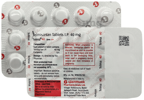 Telma 40 Tablet image