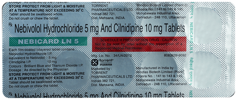 Nebicard LN 5 Tablet image