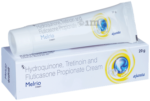Melrio Cream with Hydroquinone, Tretinoin and Fluticasone Propionate image