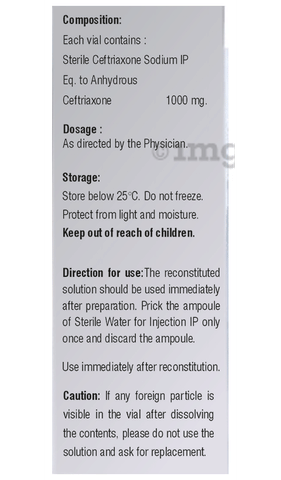 Ceftriaxone Injection image