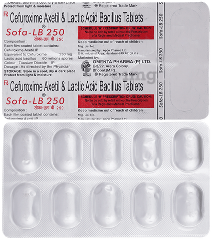 Sofa-LB 250 mg Tablet
