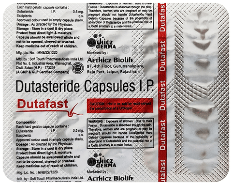Dutafast 0.5mg Capsule image