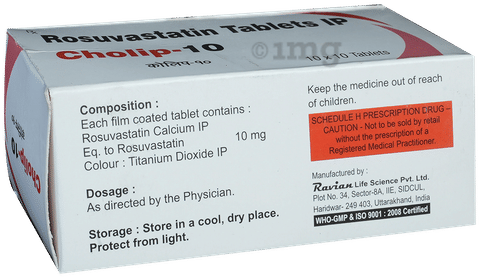 Cholip 10mg Tablet image