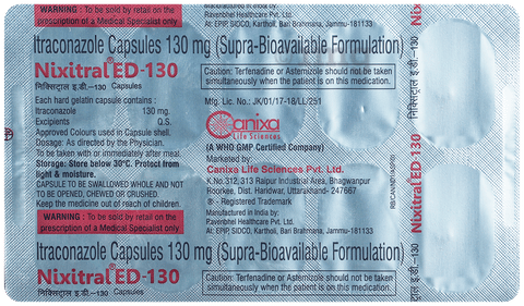 Nixitral ED 130 Capsule image