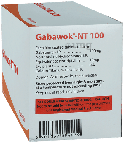 Gabawok-NT 100 Tablet image Gabawok-NT 100 Tablet image