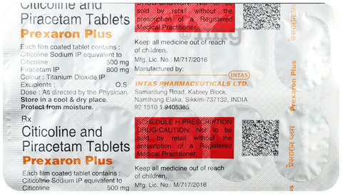 Prexaron Plus Tablet image